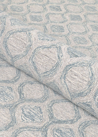 Couristan Silverthorne Mosaic Cornflower Area Rug Detail Image