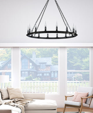 Couristan Silverthorne Mosaic Cornflower Area Rug Lifestyle Image Feature