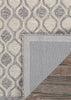 Couristan Silverthorne Mosaic Sandlewood Area Rug Backing Image