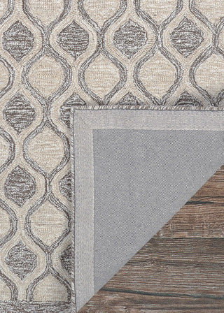 Couristan Silverthorne Mosaic Sandlewood Area Rug Backing Image