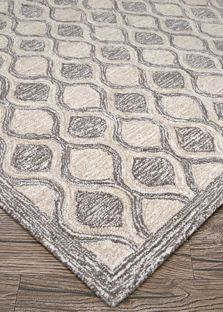 Couristan Silverthorne Mosaic Sandlewood Area Rug Close Up Image