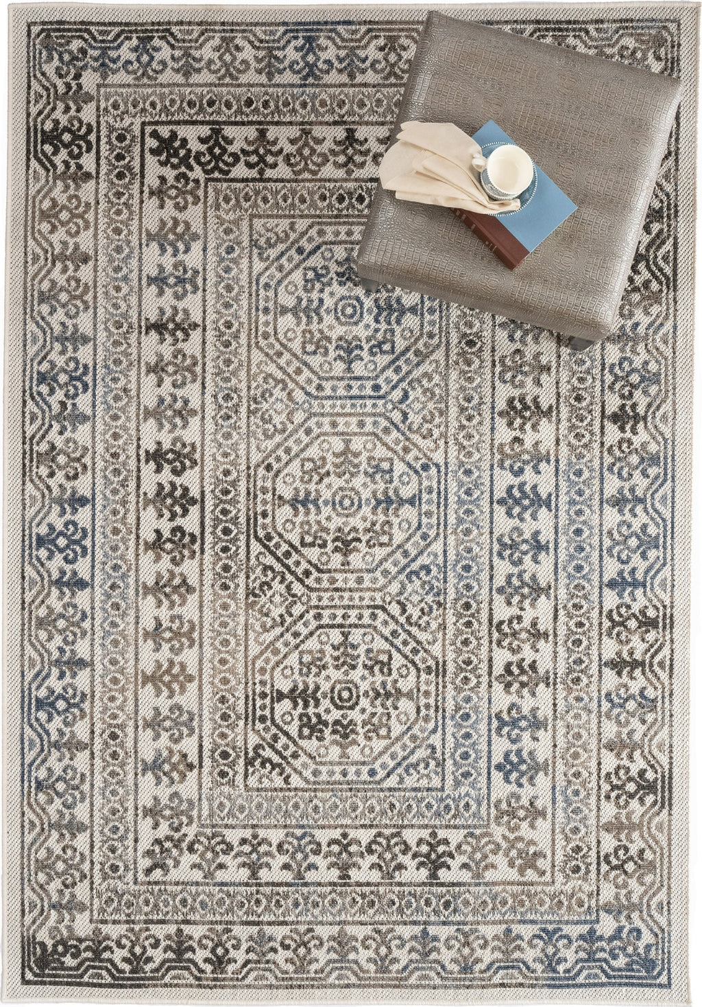 Capel Sunset-Haven 5120 Blue 430 Area Rug Rectangle Roomshot Image 1 Feature