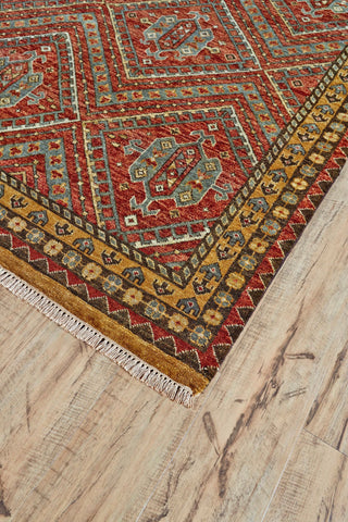 Feizy Namche 6155F Rust Area Rug Corner Image