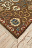 Feizy Namche 6157F Brown Area Rug Corner Image