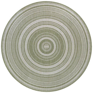 Couristan Recife Gazebo Stripe Sage Leaf/Ivory Area Rug Main