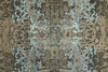 Havila Fine Rugs Adore R1022 Silver/Turquoise Area Rug