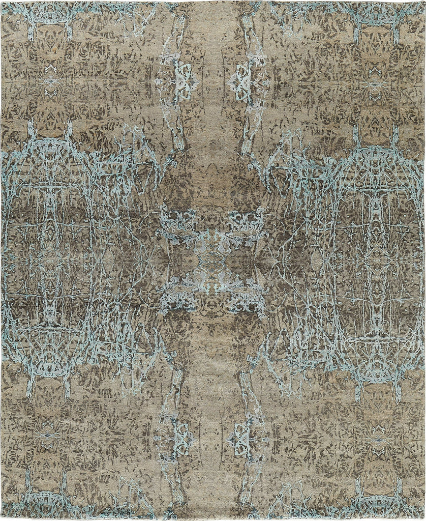 Havila Fine Rugs Adore R1022 Silver/Turquoise Area Rug