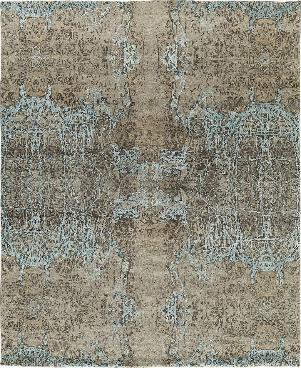 Havila Fine Rugs Adore R1022 Silver/Turquoise Area Rug – Incredible ...