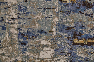 Havila Fine Rugs Lode R1008 Blue/Silver Area Rug