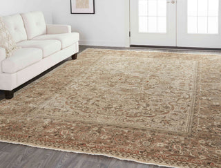 Havila Fine Rugs Oncas H1131 Ivory/Rust Area Rug Lifestyle Image Feature