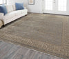 Havila Fine Rugs Oncas H1132 Smoke/Ivory Area Rug Lifestyle Image Feature