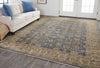 Havila Fine Rugs Oncas H1133 Blue/Ivory Area Rug Lifestyle Image Feature