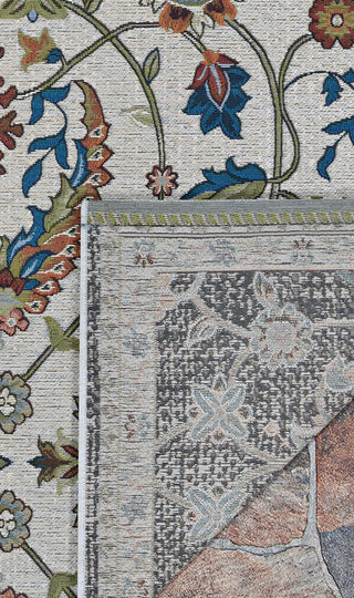 Couristan Dolce Flora Vines Beige/Multi Area Rug Main