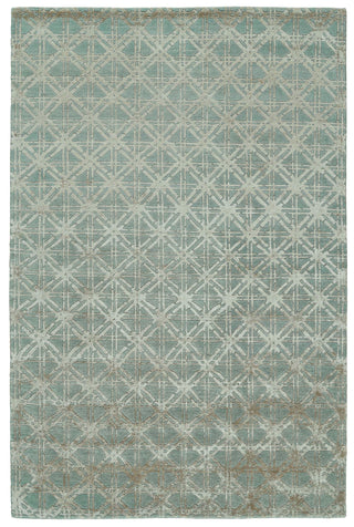 Feizy Bamboo Lattice 7054F Light Blue/Beige Area Rug main image