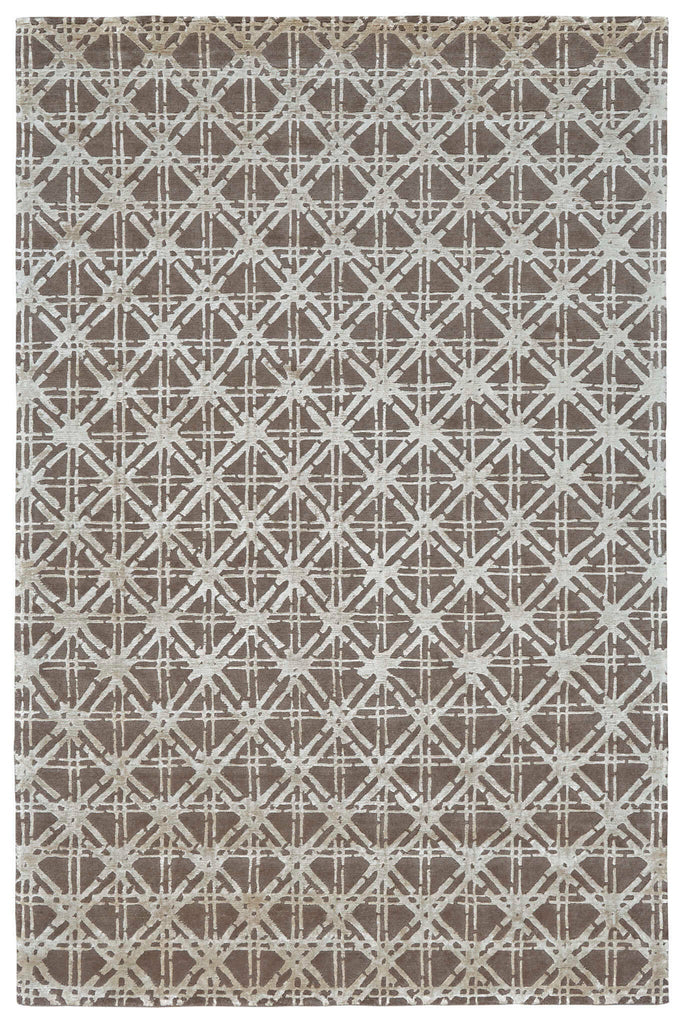 Feizy Bamboo Lattice 7054F Silver/Gray Area Rug main image