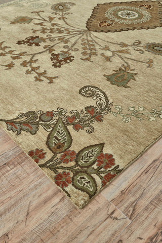 Feizy Vardo 6160F Beige Area Rug Corner Image
