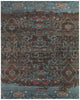 Feizy Vivendi 6401F Brown/Teal Area Rug main image