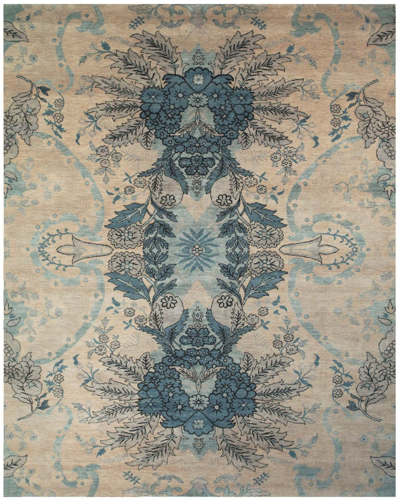 Feizy Vivendi 6402F Beige/Light Blue Area Rug main image