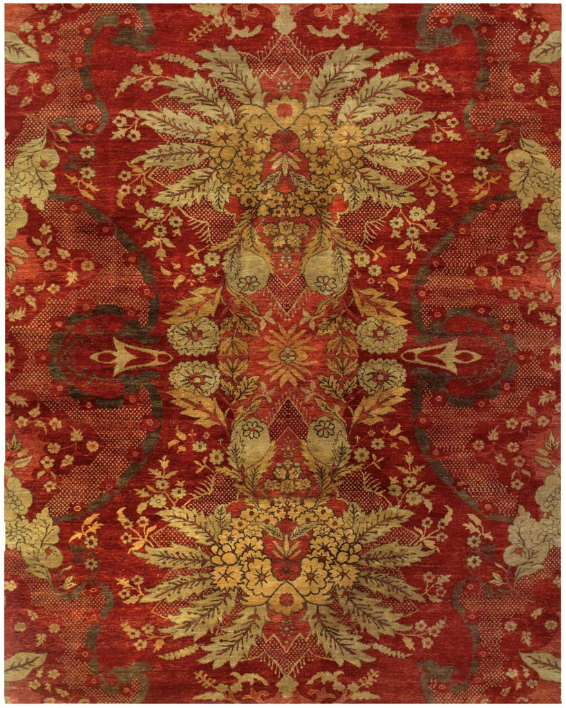 Feizy Vivendi 6402F Red/Green Area Rug main image