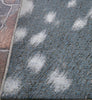 Couristan Dolce Hyena Denim-silver Area Rug Corner Image