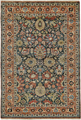 Havila Fine Rugs Acacia H1204 Black/Rust Area Rug