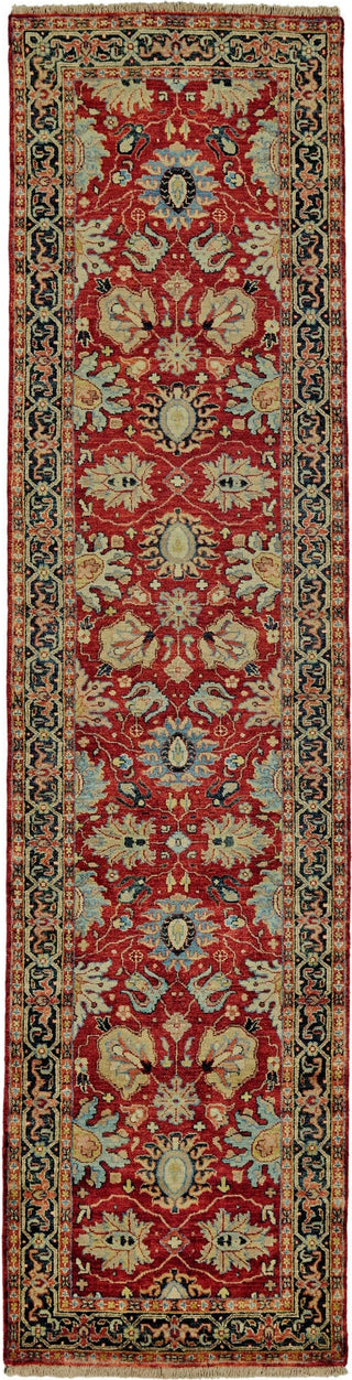 Havila Fine Rugs Acacia H1204 Red/Black Area Rug