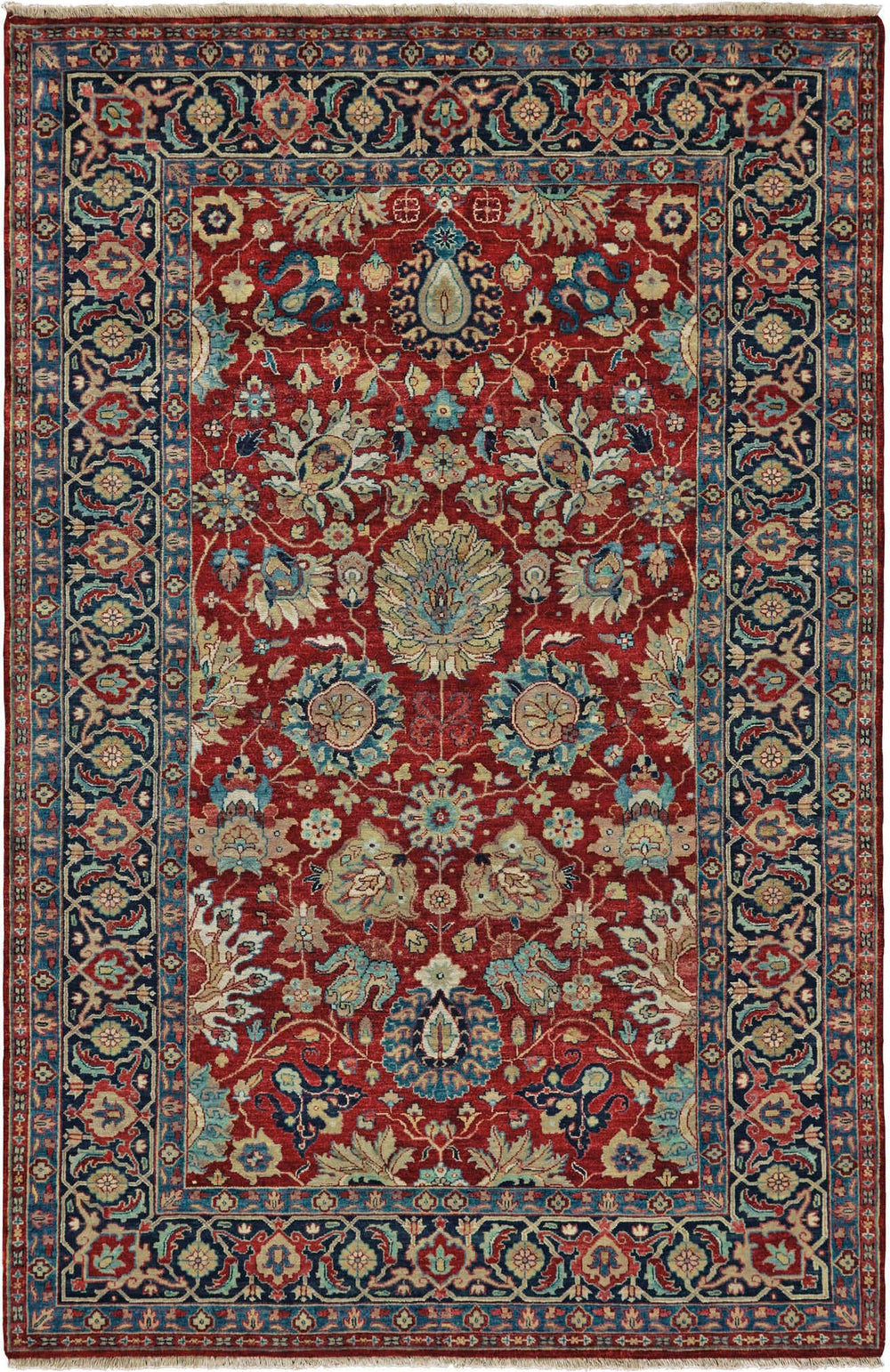Havila Fine Rugs Acacia H1204 Red/Black Area Rug