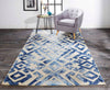 Feizy Lorrain 8570F Gray/Blue/Ivory Area Rug