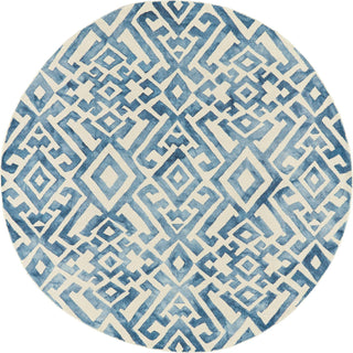 Feizy Lorrain 8570F Gray/Blue/Ivory Area Rug