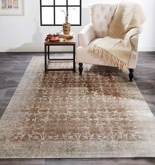 Feizy Fiona 3267F Smoke Area Rug