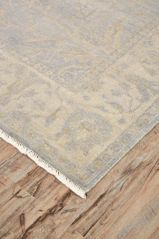 Feizy Zenas 6260F Gossamer Area Rug Corner Image