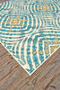 Feizy Keats 3469F Teal Area Rug