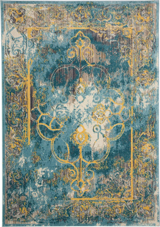 Feizy Keats 3471F Lagoon Area Rug