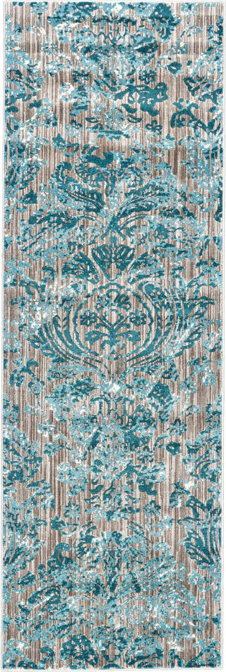 Feizy Keats 3475F Aqua Area Rug