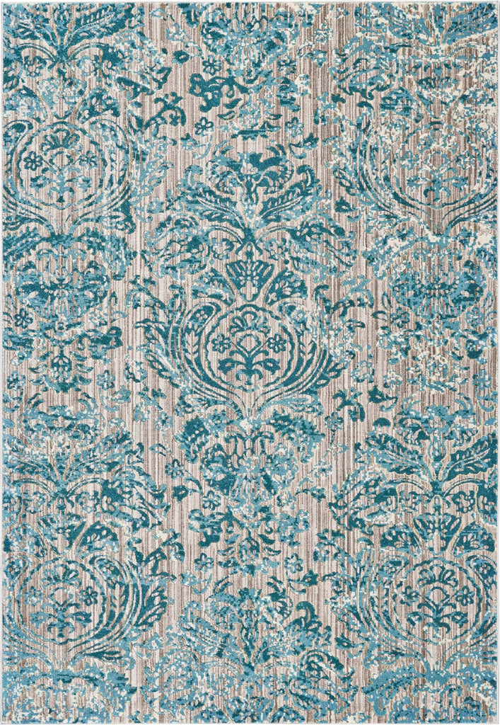 Feizy Keats 3475F Aqua Area Rug