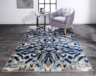 Feizy Milton 3467F Blue/Taupe Area Rug