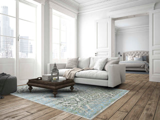 Feizy Katari 3374F Ice/Birch Area Rug