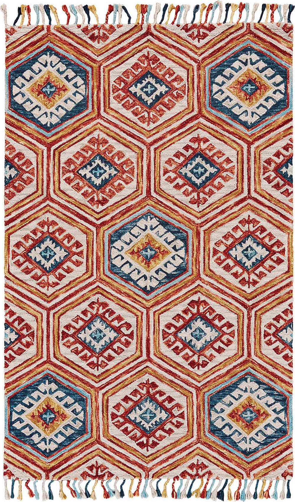Feizy Abelia 8671F Gold/Orange Area Rug
