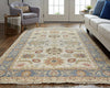 Havila Fine Rugs Bostonian H1344 Ivory/Medium Blue Area Rug