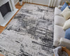 Feizy Prasad 39N9F Ivory/Gray/Taupe Area Rug Lifestyle Image Feature