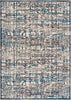 Feizy Akhari 3677F Gray/Turquoise Area Rug