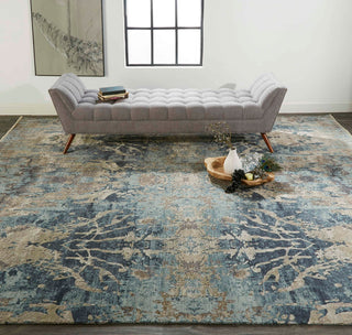 Havila Fine Rugs Bristol R1069 Aqua Area Rug