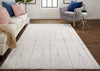 Feizy Micah 3045F Ivory/Silver Area Rug