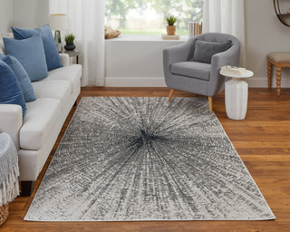 Feizy Micah 39LTF Ivory/Gray/Blue Area Rug Lifestyle Image Feature