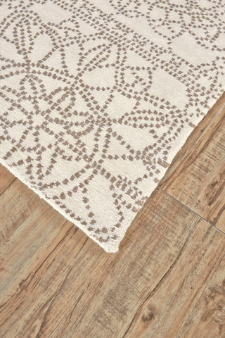Feizy Olivier 7207F Ivory Area Rug Corner Image