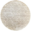 Feizy Olivier 7207F Ivory Area Rug Corner Image with Rug Pad
