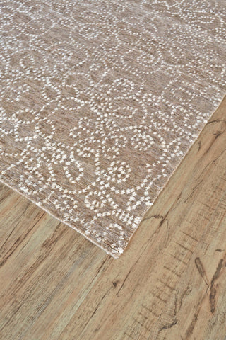 Feizy Olivier 7209F Sand Area Rug Corner Image