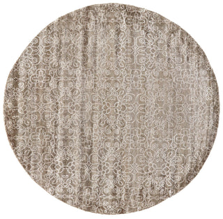 Feizy Olivier 7209F Sand Area Rug Corner Image with Rug Pad