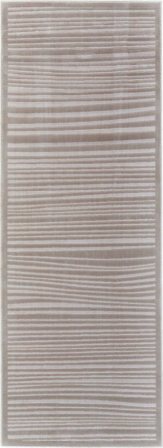 Feizy Melina 3398F Taupe/White Area Rug