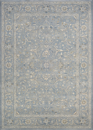 Couristan Sultan Treasures Floral Yazd Slate Blue Area Rug main image